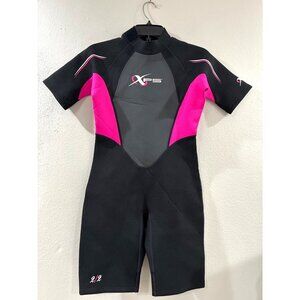 XPS Wetsuit Women’s Size Large Shorty Neoprene pink and black size large
